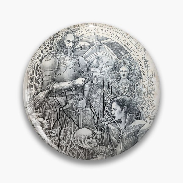 Item preview, Hamlet – “To Be or Not To Be” Shakespeare-Inspired Illustration designed and sold by TT Design & Creative Studio.