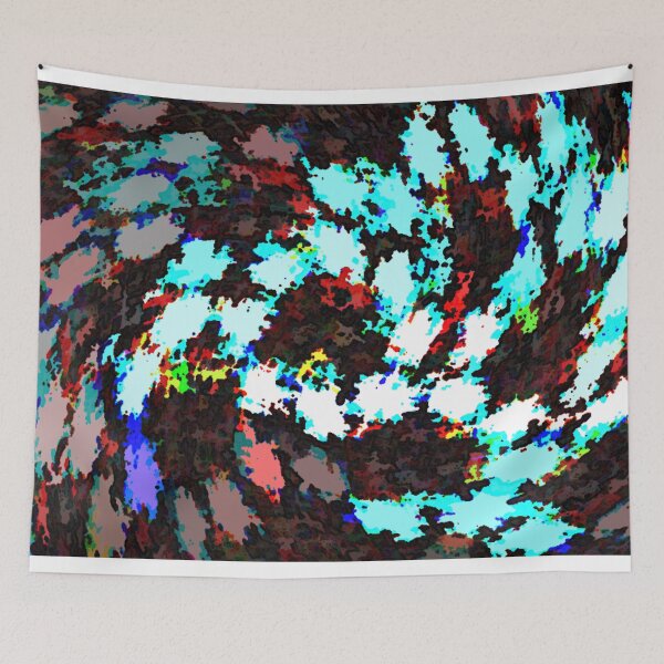 Item preview, Painted Patchwork Swirl  designed and sold by Poetic Patterns Studio.