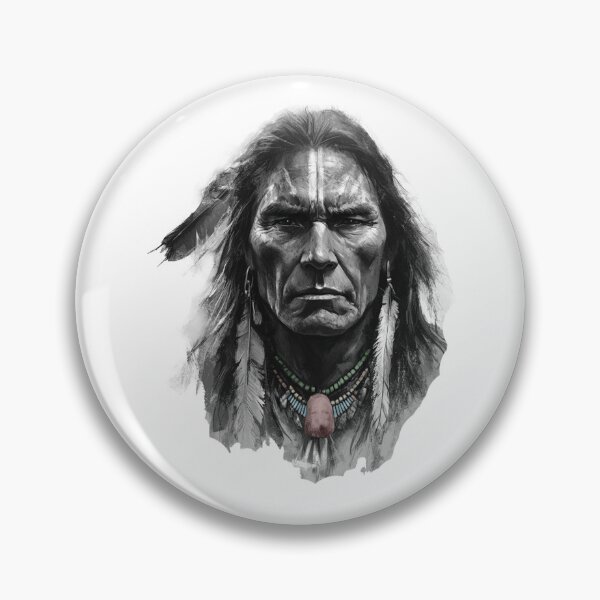 Item preview, Native American Warrior | Indian Chief | Spirit of the Plains designed and sold by Kogaart.
