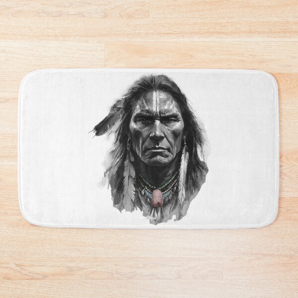 Item preview, Native American Warrior | Indian Chief | Spirit of the Plains designed and sold by Kogaart.