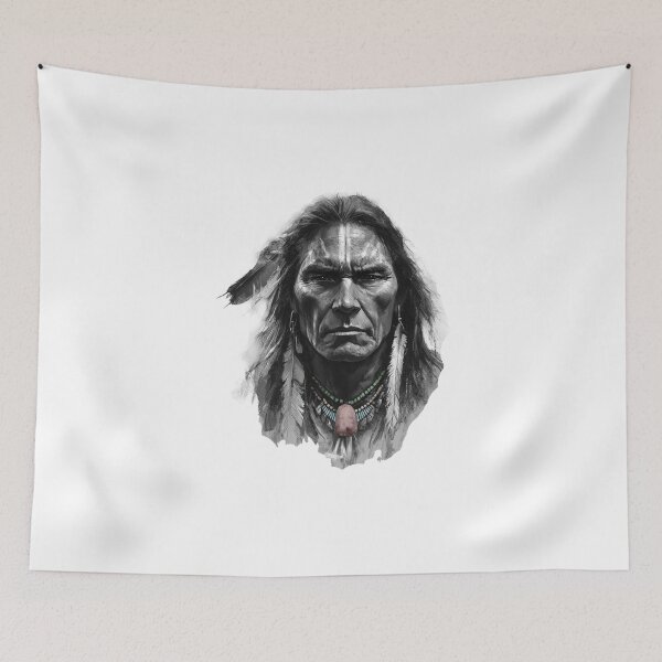 Item preview, Native American Warrior | Indian Chief | Spirit of the Plains designed and sold by Kogaart.