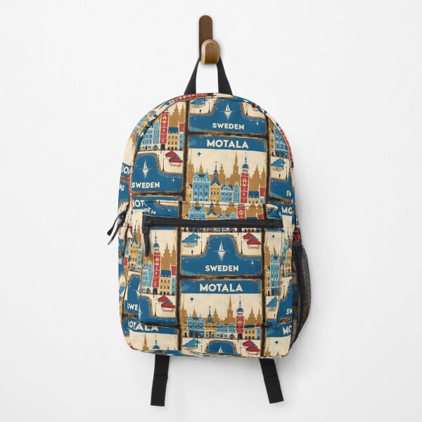 Item preview, Motala Sweden 1950s Vintage Travel Tourism designed and sold by TravelersGems.