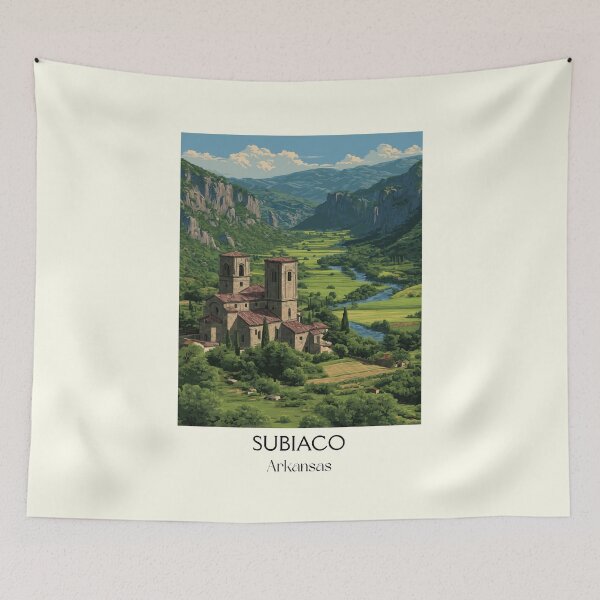 Item preview, Subiaco Arkansas Abbey Art Print designed and sold by TuncGK.