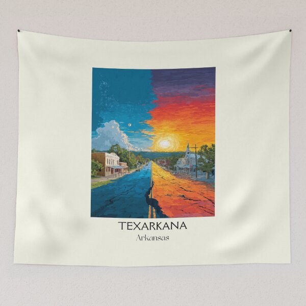 Item preview, Texarkana Arkansas Sunset Art Print designed and sold by TuncGK.