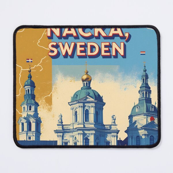 Item preview, Nacka Sweden 1950s Vintage Travel Tourism designed and sold by TravelersGems.