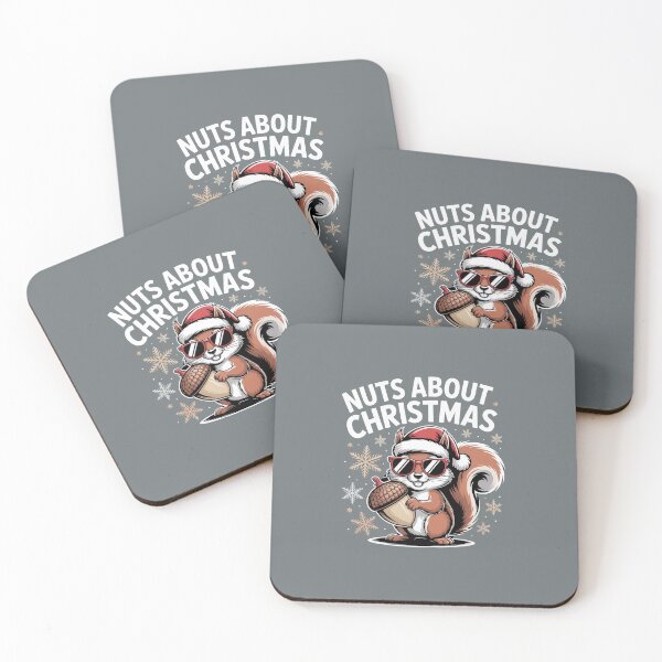 Item preview, Nuts About Christmas – Funny Squirrel Holiday Design designed and sold by HolisticFurArt.
