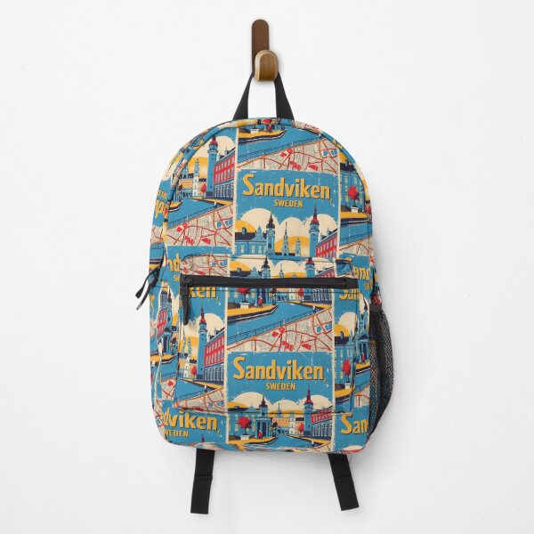 Item preview, Sandviken Sweden 1950s Vintage Travel Tourism designed and sold by TravelersGems.