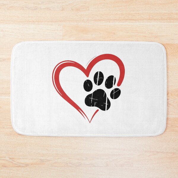 Item preview, heart paw print  designed and sold by jkrphoto.