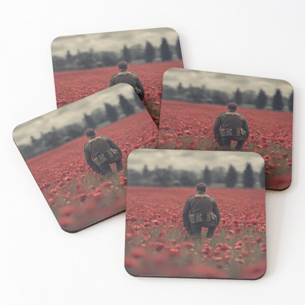Item preview, Resolute Reverence Poppy field soldier designed and sold by Airpower Art.