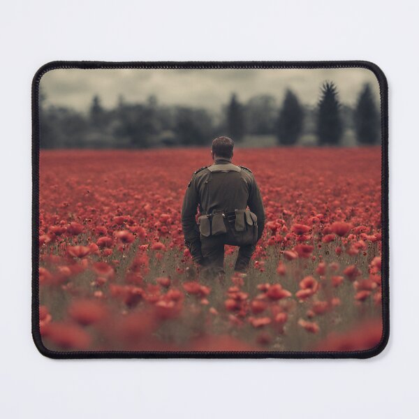 Item preview, Resolute Reverence Poppy field soldier designed and sold by Airpower Art.