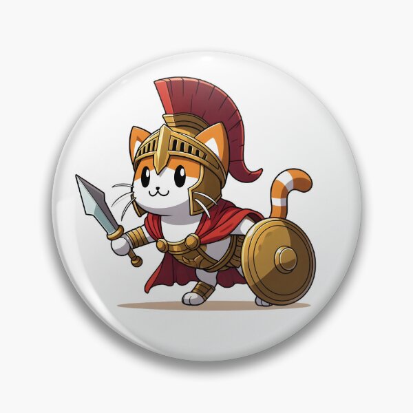 Item preview, Meowximus, the roman cat gladiator designed and sold by WirelessChimp.