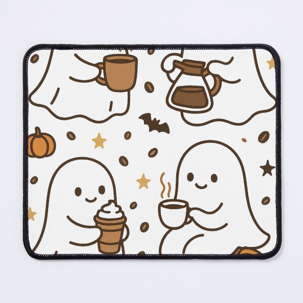 Item preview, ☕ “Brew Crew Ghosts” – Cozy Halloween Coffee T-Shirt designed and sold by jdpublishing.
