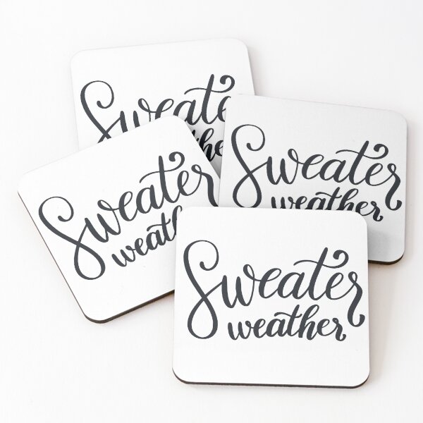 Item preview, Sweater Weather Cozy Autumn Quote | Fall Aesthetic Typography Design for Hoodies, Mugs & Stickers designed and sold by twistedblogger.