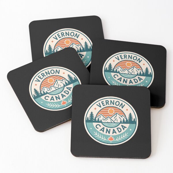 Item preview, Vernon Canada Retro Travel Badge  designed and sold by VividOrganica.