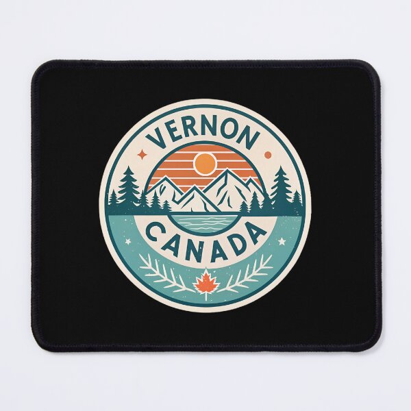 Item preview, Vernon Canada Retro Travel Badge designed and sold by VividOrganica.