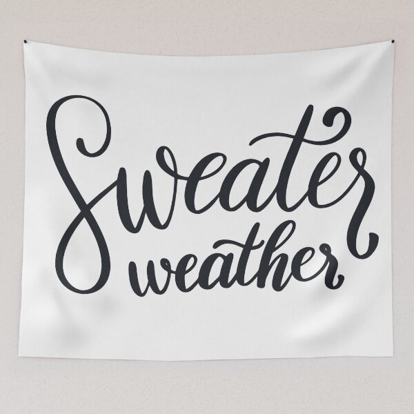 Item preview, Sweater Weather Cozy Autumn Quote | Fall Aesthetic Typography Design for Hoodies, Mugs & Stickers designed and sold by twistedblogger.