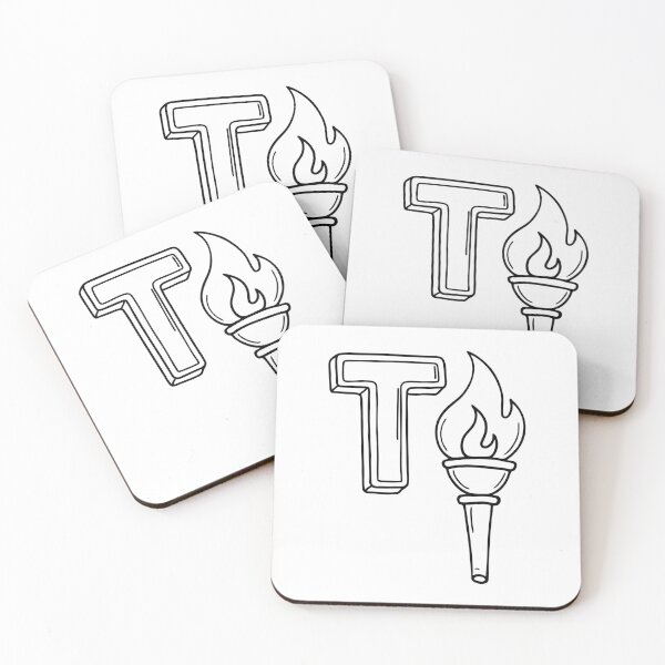 Item preview, An illustration of letter T stands for Torch designed and sold by rasagamastore.