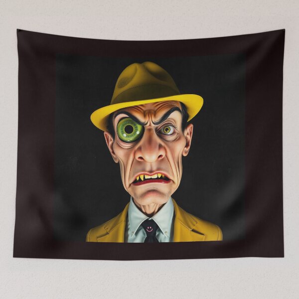 Item preview, A weird guy that looks a little like Dick Tracy  designed and sold by Henrybubbles400.