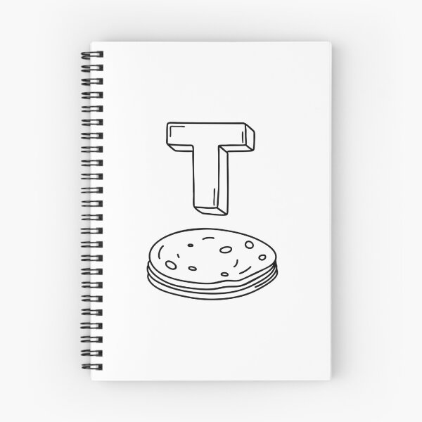 Item preview, An illustration of letter T stands for Tortilla designed and sold by rasagamastore.
