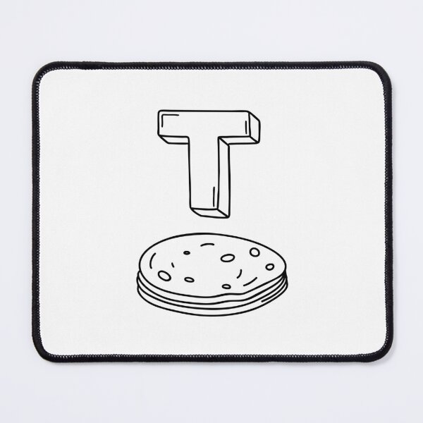 Item preview, An illustration of letter T stands for Tortilla designed and sold by rasagamastore.