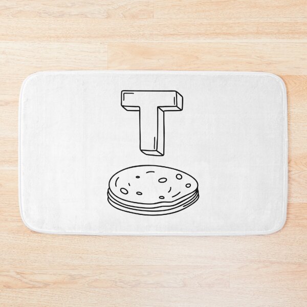 Item preview, An illustration of letter T stands for Tortilla designed and sold by rasagamastore.