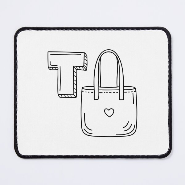 Item preview, An illustration of letter T stands for Tote bag designed and sold by rasagamastore.