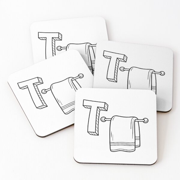 Item preview, An illustration of letter T stands for Towel designed and sold by rasagamastore.