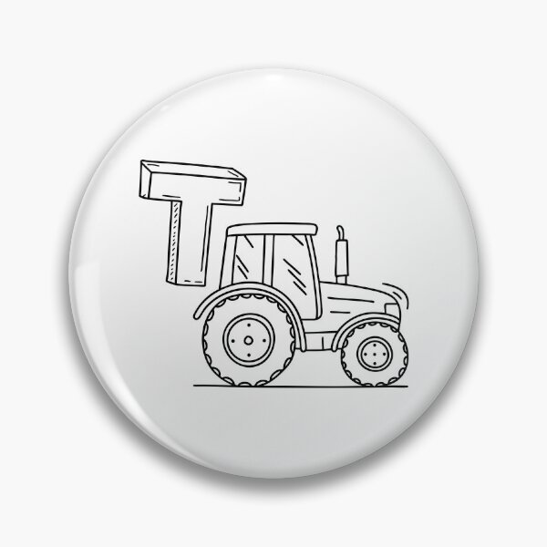 Item preview, An illustration of letter T stands for Tractor designed and sold by rasagamastore.