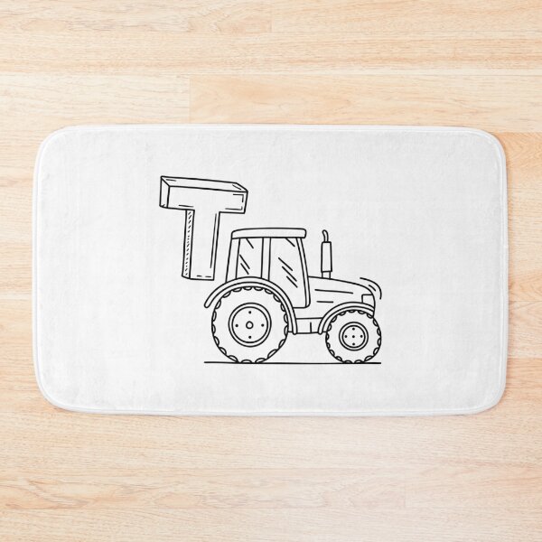 Item preview, An illustration of letter T stands for Tractor designed and sold by rasagamastore.