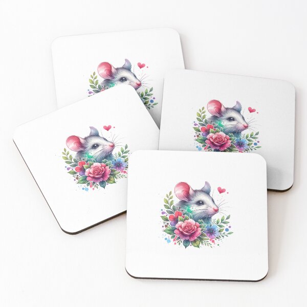Item preview, Cute Watercolor Field Mouse Art — Detailed Little Rodent Illustration designed and sold by Colorful-Garden.