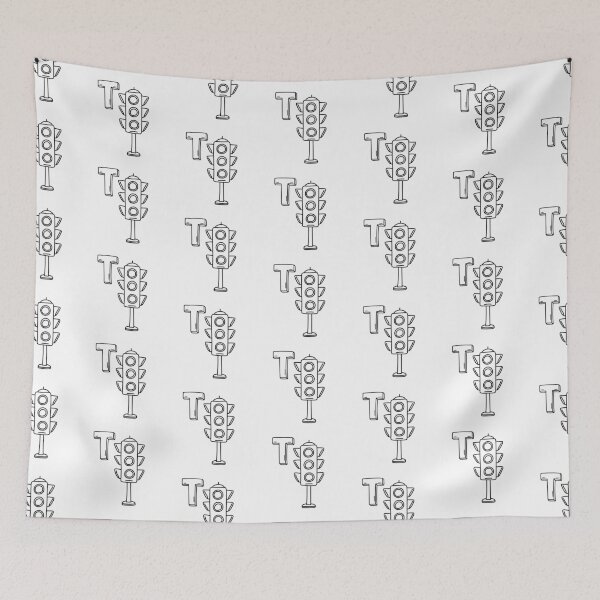 Item preview, An illustration of letter T stands for Traffic light designed and sold by rasagamastore.