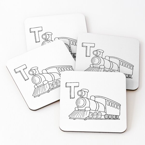 Item preview, An illustration of letter T stands for Train designed and sold by rasagamastore.