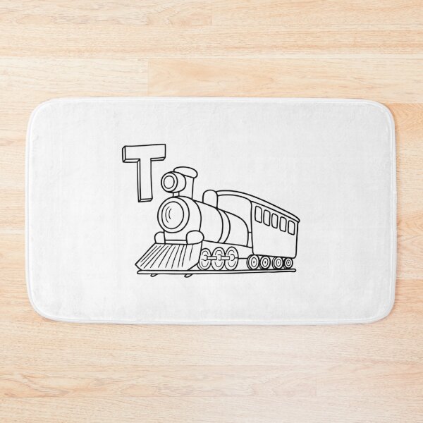Item preview, An illustration of letter T stands for Train designed and sold by rasagamastore.