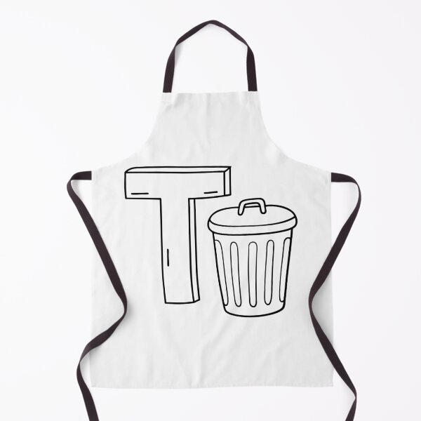 Item preview, An illustration of letter T stands for Trash bin designed and sold by rasagamastore.