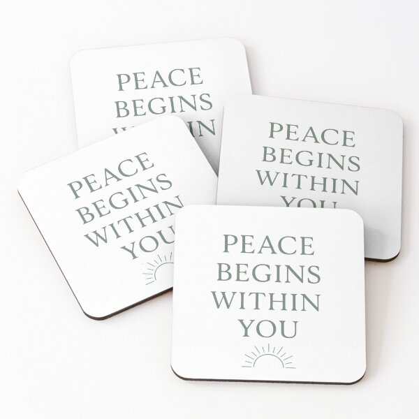 Item preview, Peace Begins Within You designed and sold by HealingWearSA.