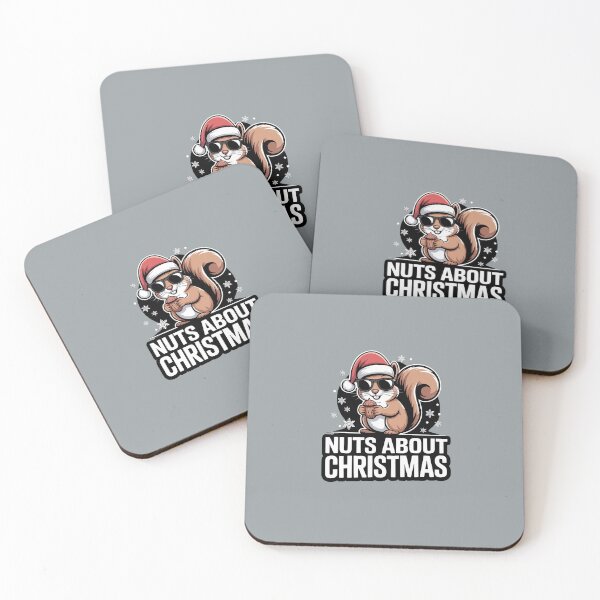 Item preview, Nuts About Christmas – Cool Squirrel Christmas Design designed and sold by HolisticFurArt.