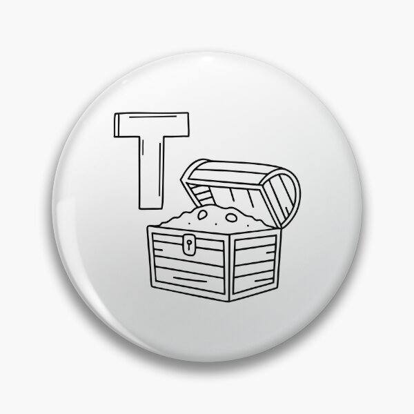 Item preview, An illustration of letter T stands for Treasure designed and sold by rasagamastore.