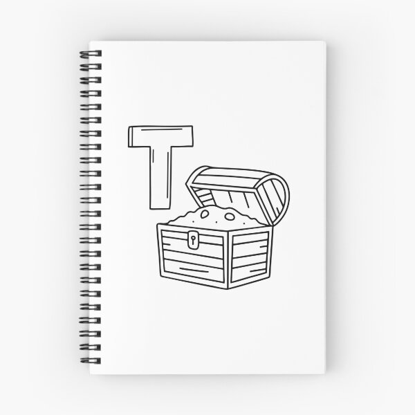 Item preview, An illustration of letter T stands for Treasure designed and sold by rasagamastore.
