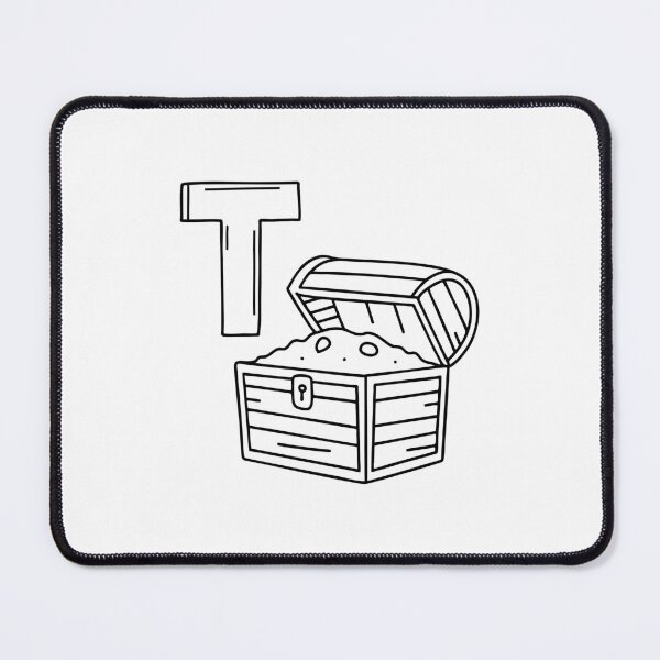 Item preview, An illustration of letter T stands for Treasure designed and sold by rasagamastore.