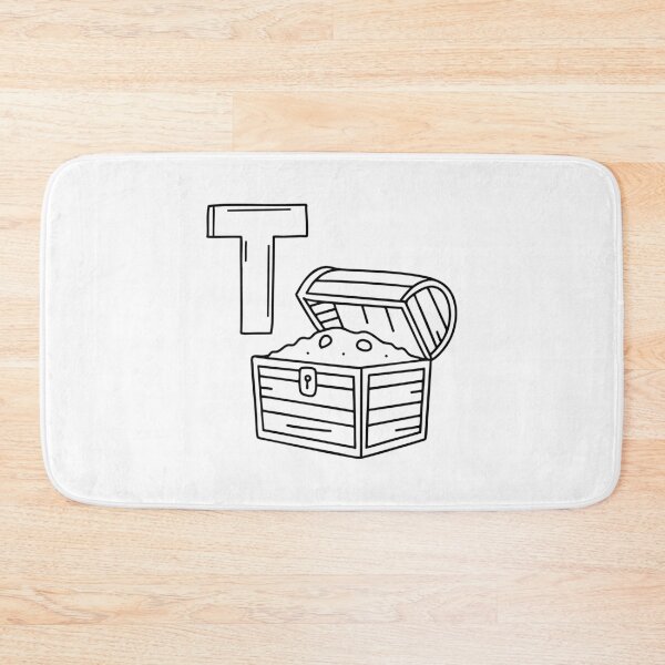 Item preview, An illustration of letter T stands for Treasure designed and sold by rasagamastore.