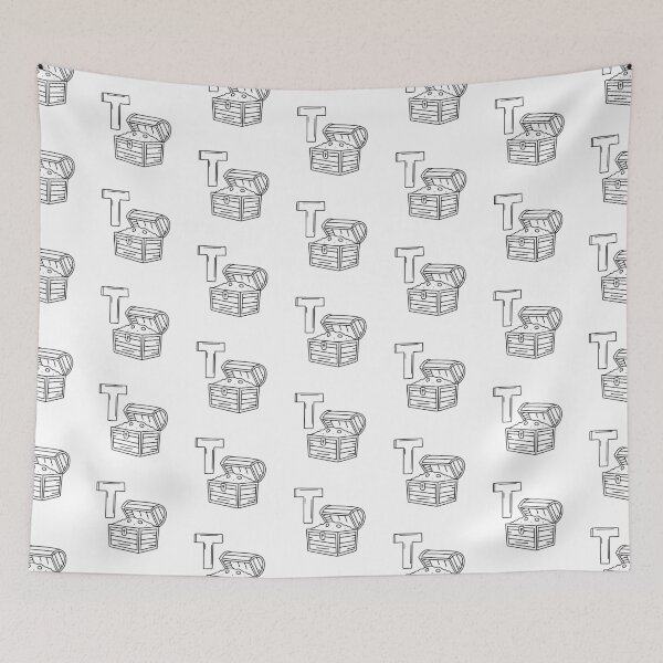 Item preview, An illustration of letter T stands for Treasure designed and sold by rasagamastore.