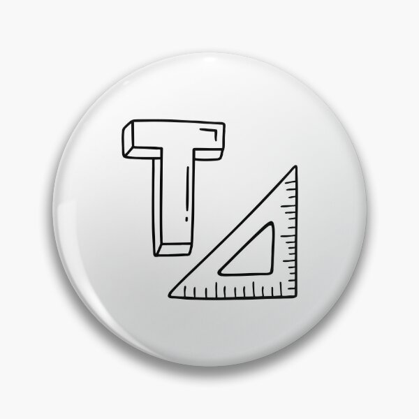 Item preview, An illustration of letter T stands for Triangle ruler designed and sold by rasagamastore.