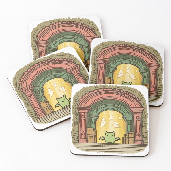 Item preview, Temple of the Tiny Guardian: A Whimsical Encounter with Ghostlight Magic designed and sold by ForeverPrintsOK.
