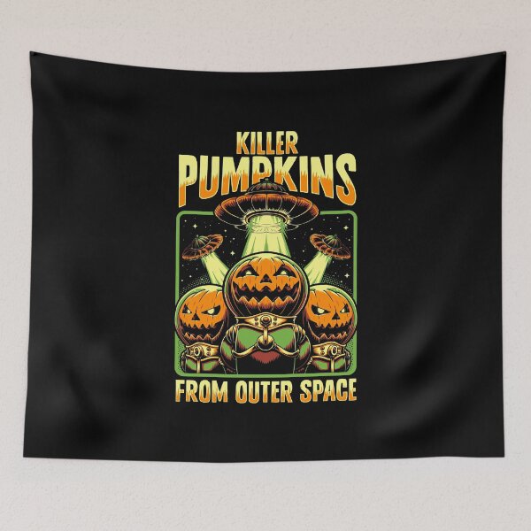 Item preview, Halloween Pumpkin Space Movie designed and sold by Studio Mootant.