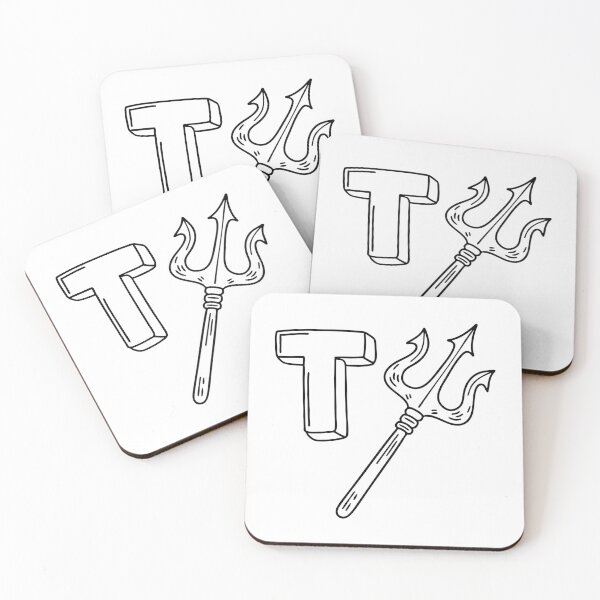 Item preview, An illustration of letter T stands for Trident designed and sold by rasagamastore.
