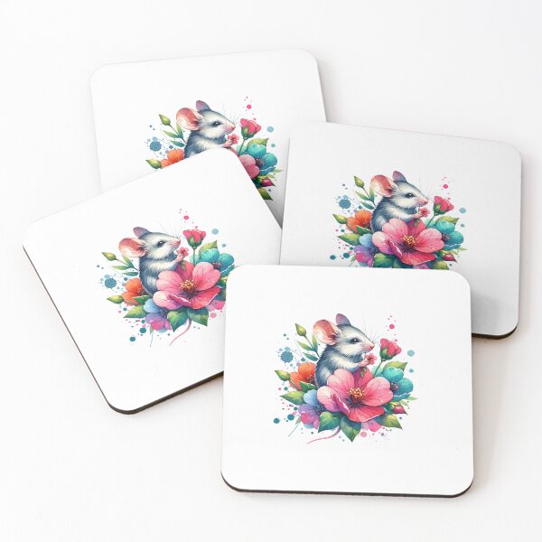 Item preview, Cute Watercolor Field Mouse Art — Detailed Little Rodent Illustration designed and sold by Colorful-Garden.