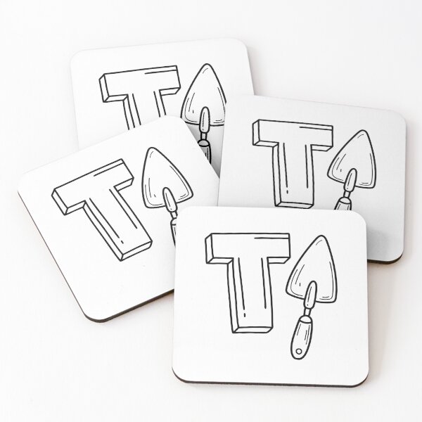 Item preview, An illustration of letter T stands for Trowel designed and sold by rasagamastore.
