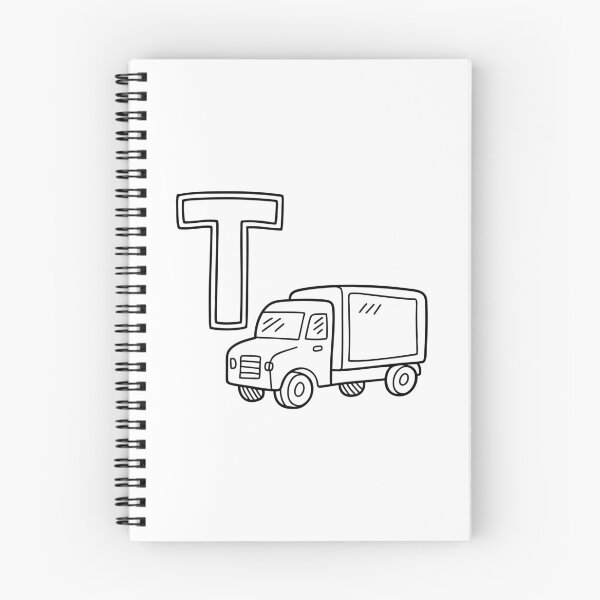 Item preview, An illustration of letter T stands for Truck designed and sold by rasagamastore.