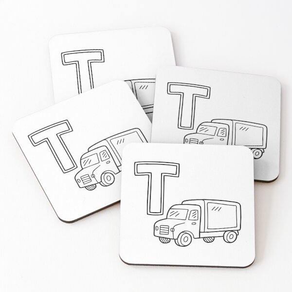 Item preview, An illustration of letter T stands for Truck designed and sold by rasagamastore.