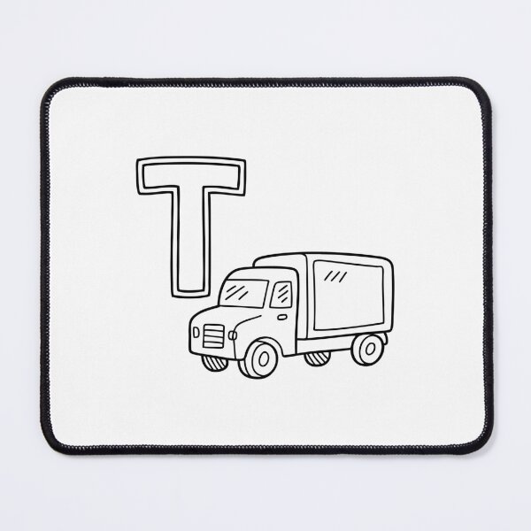 Item preview, An illustration of letter T stands for Truck designed and sold by rasagamastore.